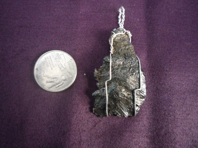 Meteorite Pendant from Campo del Cielo Argentina  4048